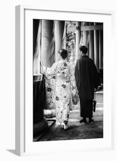 Black Japan Collection - Lovers-Philippe Hugonnard-Framed Photographic Print