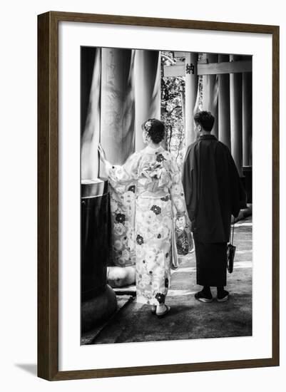 Black Japan Collection - Lovers-Philippe Hugonnard-Framed Photographic Print