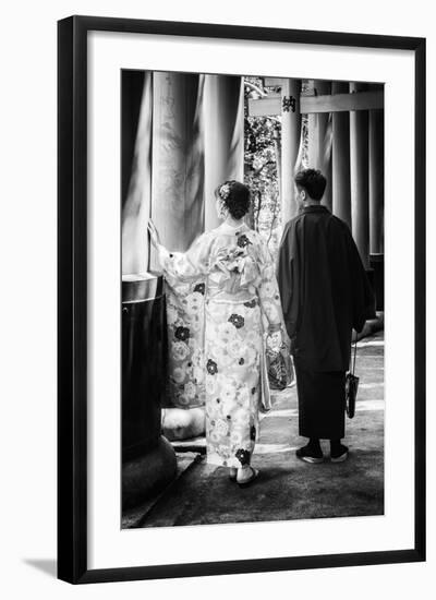 Black Japan Collection - Lovers-Philippe Hugonnard-Framed Photographic Print