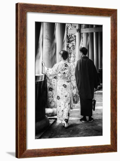 Black Japan Collection - Lovers-Philippe Hugonnard-Framed Photographic Print