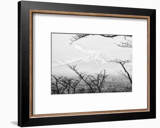 Black Japan Collection - Mt. Fuji-Philippe Hugonnard-Framed Photographic Print