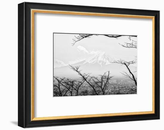 Black Japan Collection - Mt. Fuji-Philippe Hugonnard-Framed Photographic Print