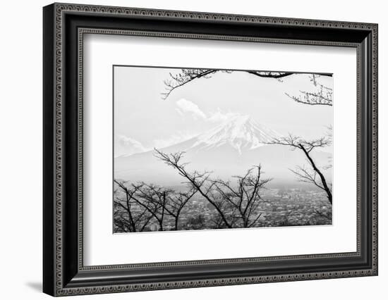 Black Japan Collection - Mt. Fuji-Philippe Hugonnard-Framed Photographic Print