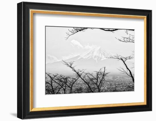 Black Japan Collection - Mt. Fuji-Philippe Hugonnard-Framed Photographic Print