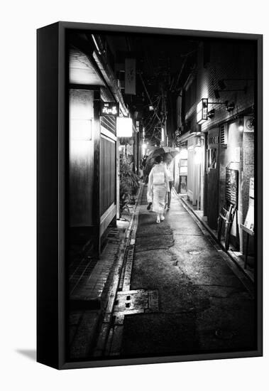 Black Japan Collection - Narrow Street-Philippe Hugonnard-Framed Premier Image Canvas