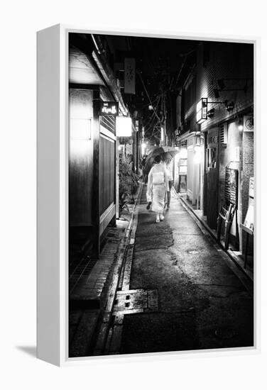 Black Japan Collection - Narrow Street-Philippe Hugonnard-Framed Premier Image Canvas