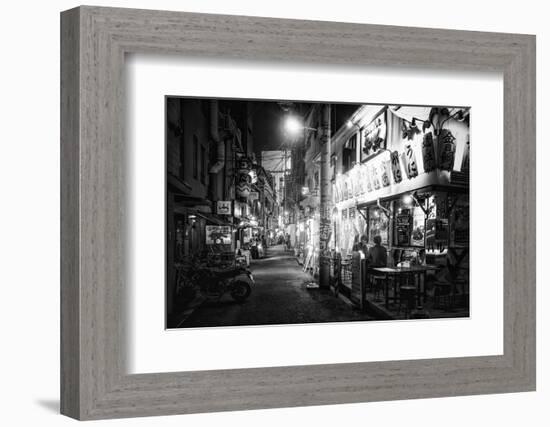 Black Japan Collection - Night Street Scene III-Philippe Hugonnard-Framed Photographic Print