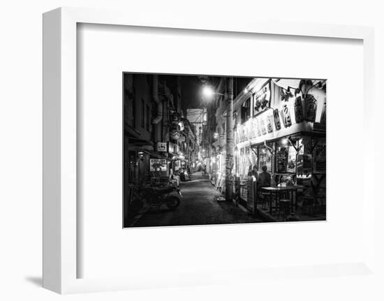 Black Japan Collection - Night Street Scene III-Philippe Hugonnard-Framed Photographic Print