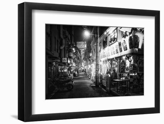 Black Japan Collection - Night Street Scene III-Philippe Hugonnard-Framed Photographic Print