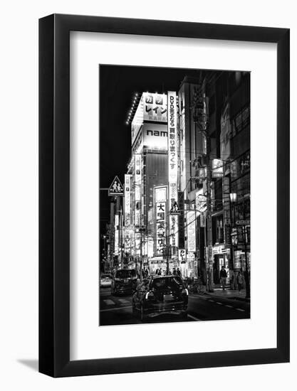 Black Japan Collection - Night Street Scene IV-Philippe Hugonnard-Framed Photographic Print