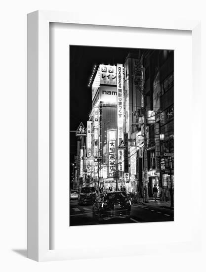 Black Japan Collection - Night Street Scene IV-Philippe Hugonnard-Framed Photographic Print