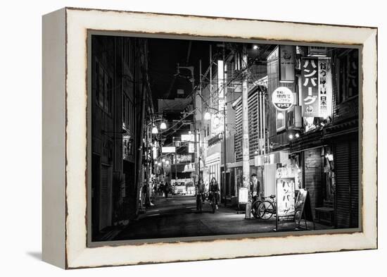 Black Japan Collection - Night Street Scene-Philippe Hugonnard-Framed Premier Image Canvas