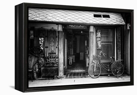 Black Japan Collection - Sake Shop-Philippe Hugonnard-Framed Premier Image Canvas