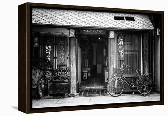 Black Japan Collection - Sake Shop-Philippe Hugonnard-Framed Premier Image Canvas