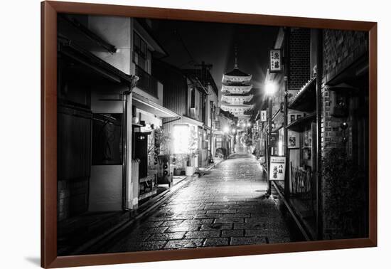 Black Japan Collection - Sannen Zaka Street Kyoto-Philippe Hugonnard-Framed Photographic Print