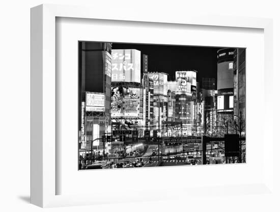 Black Japan Collection - Shinjuku Tokyo-Philippe Hugonnard-Framed Photographic Print