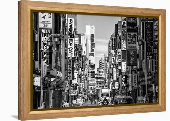 Black Japan Collection - Shinjuku-Philippe Hugonnard-Framed Premier Image Canvas
