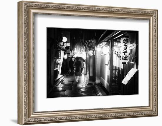 Black Japan Collection - Street Life Kyoto-Philippe Hugonnard-Framed Photographic Print