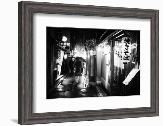 Black Japan Collection - Street Life Kyoto-Philippe Hugonnard-Framed Photographic Print