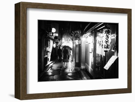 Black Japan Collection - Street Life Kyoto-Philippe Hugonnard-Framed Photographic Print