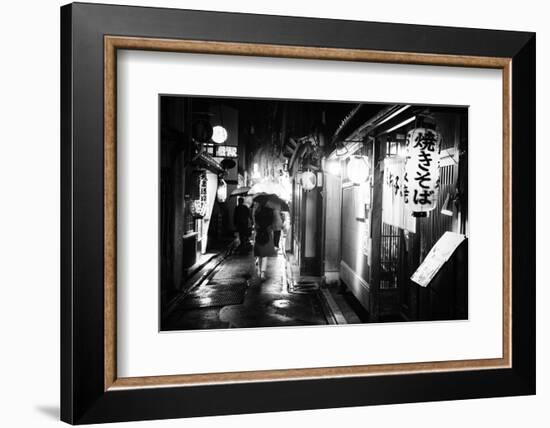 Black Japan Collection - Street Life Kyoto-Philippe Hugonnard-Framed Photographic Print