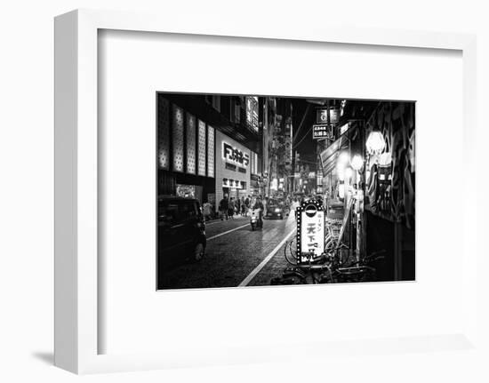Black Japan Collection - Street Scene Hiroshima I-Philippe Hugonnard-Framed Photographic Print