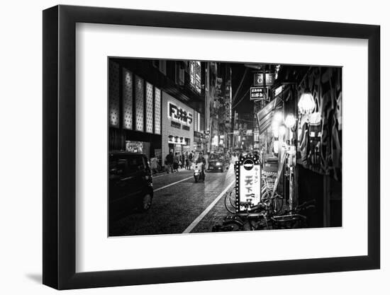 Black Japan Collection - Street Scene Hiroshima I-Philippe Hugonnard-Framed Photographic Print