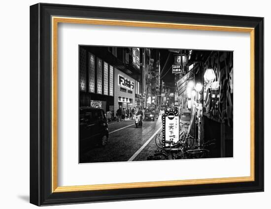 Black Japan Collection - Street Scene Hiroshima I-Philippe Hugonnard-Framed Photographic Print