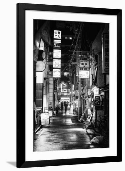 Black Japan Collection - Street Scene I-Philippe Hugonnard-Framed Photographic Print