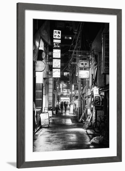 Black Japan Collection - Street Scene I-Philippe Hugonnard-Framed Photographic Print