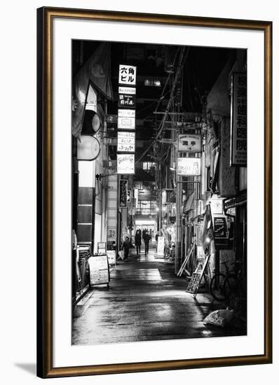 Black Japan Collection - Street Scene I-Philippe Hugonnard-Framed Photographic Print