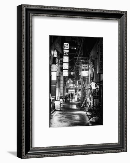 Black Japan Collection - Street Scene I-Philippe Hugonnard-Framed Photographic Print