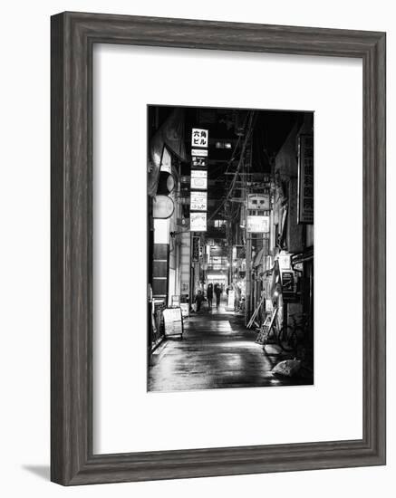 Black Japan Collection - Street Scene I-Philippe Hugonnard-Framed Photographic Print