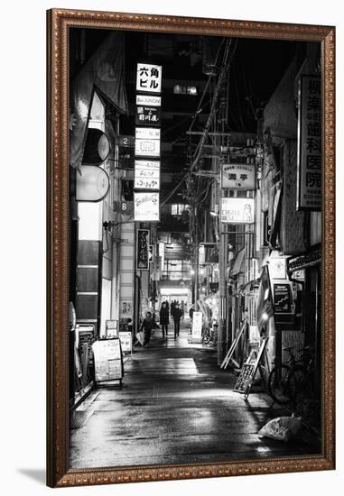 Black Japan Collection - Street Scene I-Philippe Hugonnard-Framed Photographic Print