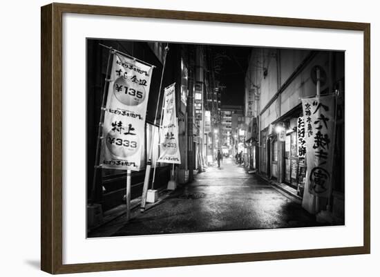 Black Japan Collection - Street Scene II-Philippe Hugonnard-Framed Photographic Print