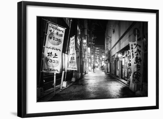 Black Japan Collection - Street Scene II-Philippe Hugonnard-Framed Photographic Print