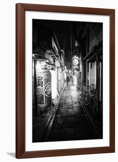 Black Japan Collection - Street Scene Kyoto-Philippe Hugonnard-Framed Photographic Print