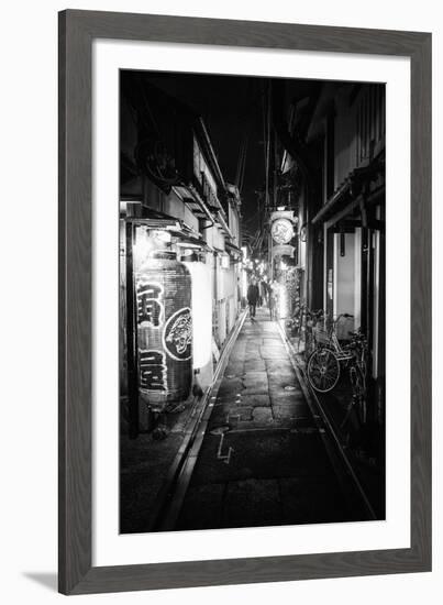 Black Japan Collection - Street Scene Kyoto-Philippe Hugonnard-Framed Photographic Print