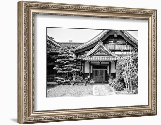 Black Japan Collection - Temple Architecture-Philippe Hugonnard-Framed Photographic Print