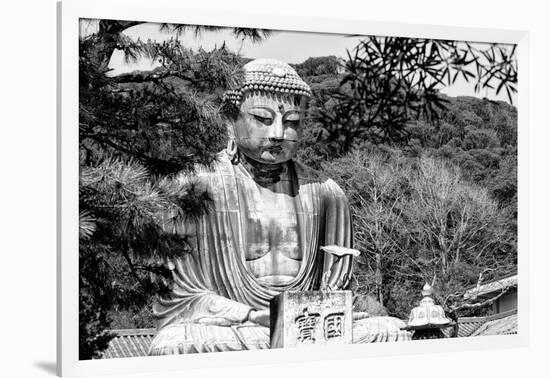 Black Japan Collection - The Great Buddha-Philippe Hugonnard-Framed Photographic Print