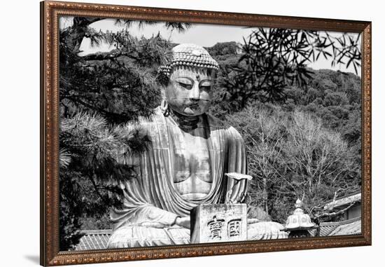 Black Japan Collection - The Great Buddha-Philippe Hugonnard-Framed Photographic Print