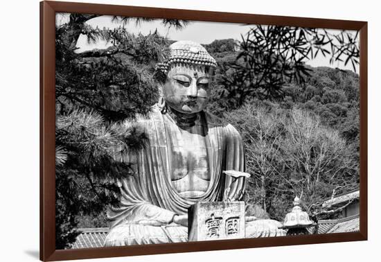 Black Japan Collection - The Great Buddha-Philippe Hugonnard-Framed Photographic Print