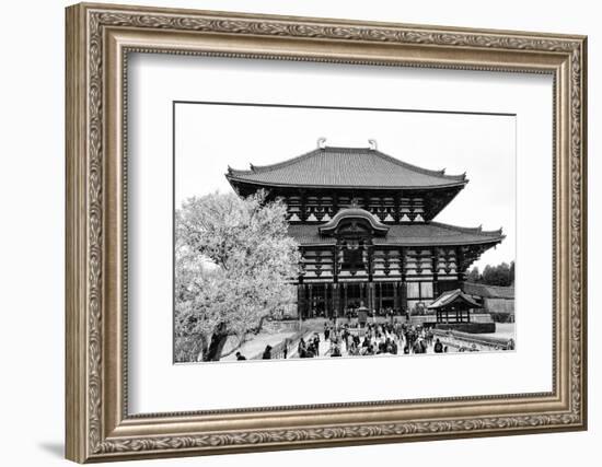 Black Japan Collection - Todaiji Temple-Philippe Hugonnard-Framed Photographic Print