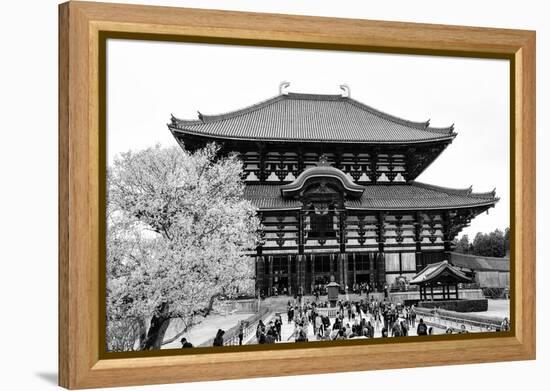 Black Japan Collection - Todaiji Temple-Philippe Hugonnard-Framed Premier Image Canvas