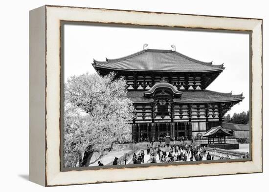 Black Japan Collection - Todaiji Temple-Philippe Hugonnard-Framed Premier Image Canvas