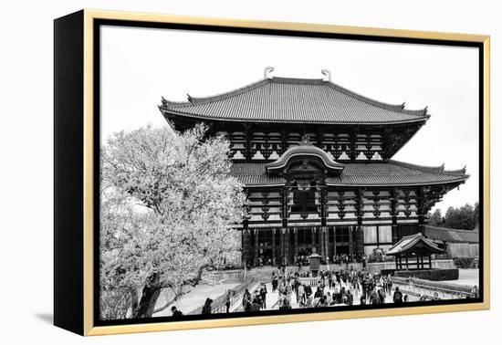 Black Japan Collection - Todaiji Temple-Philippe Hugonnard-Framed Premier Image Canvas