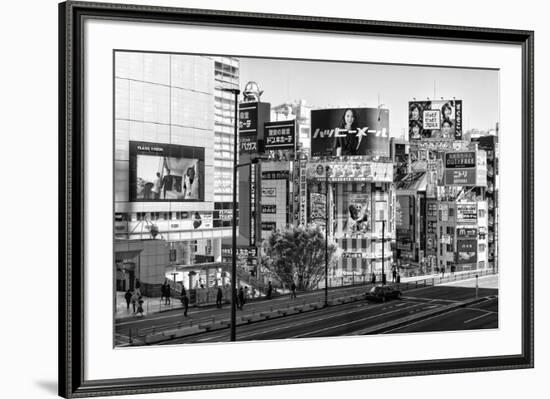 Black Japan Collection - Tokyo-Philippe Hugonnard-Framed Photographic Print
