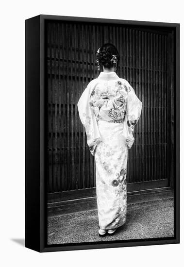 Black Japan Collection - Traditional Dress-Philippe Hugonnard-Framed Premier Image Canvas