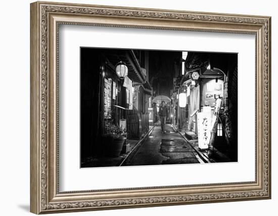 Black Japan Collection - Under the rain-Philippe Hugonnard-Framed Photographic Print