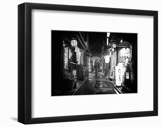 Black Japan Collection - Under the rain-Philippe Hugonnard-Framed Photographic Print